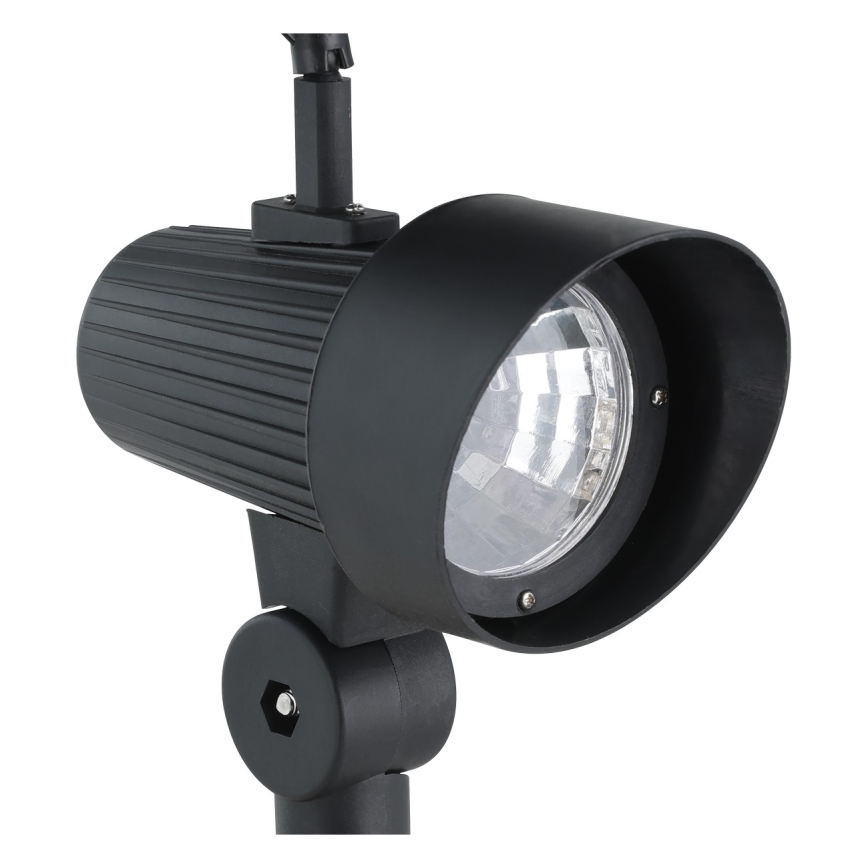 Eglo - Комплект от 3 LED соларни осветителни тела със сензор LED/200 mAh IP44 черен