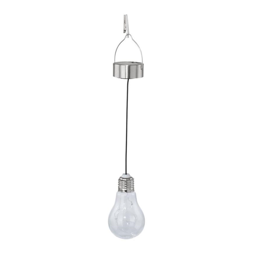 Eglo 48514 - LED Соларна висяща лампа LED/0,06W/1,2V 150mAh IP44 лъскав хром