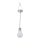Eglo 48514 - LED Соларна висяща лампа LED/0,06W/1,2V 150mAh IP44 лъскав хром