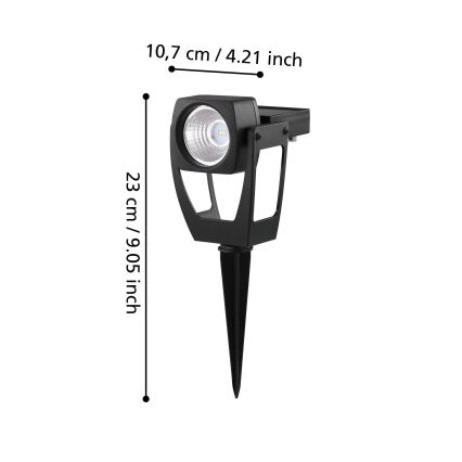 Eglo 48719 - LED Соларен прожектор SOLAR 1xLED/0,1W/3,2V IP44