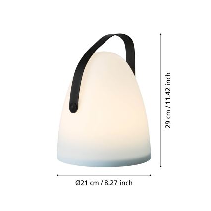 Eglo 48841 - LED Екстериорна настолна лампа COLLIRADOS LED/3xAA IP44