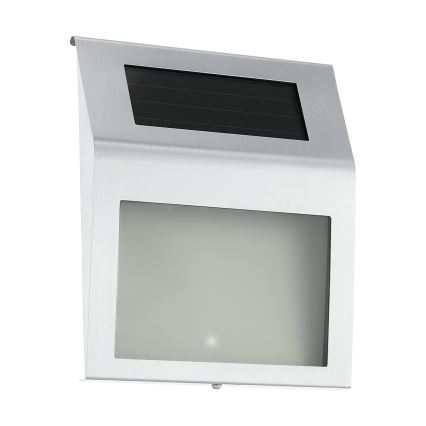 Eglo 48875 - LED Соларен номер на къща LED/1,2W/1,2V 300 mAh IP44 матов хром