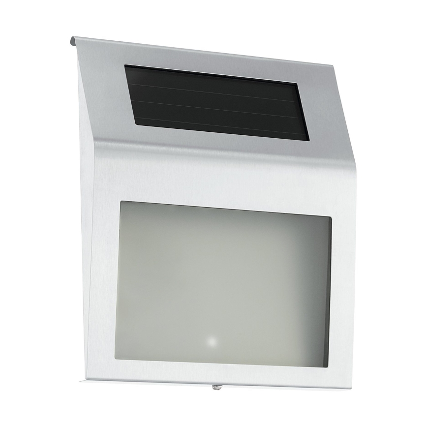 Eglo 48875 - LED Соларен номер на къща LED/1,2W/1,2V 300 mAh IP44 матов хром