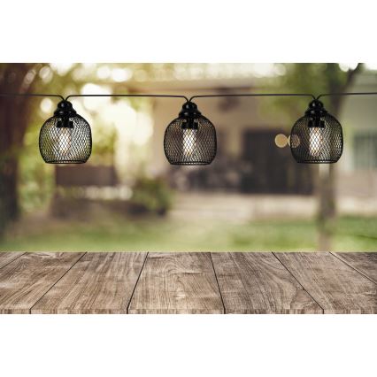 Eglo 48964 - LED соларна гирлянда 8xLED/3m 600 mAh IP44