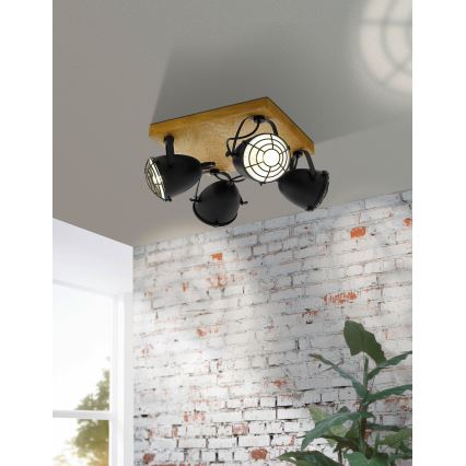 Eglo 49079 - Спот осветително тяло GATEBECK 4xE14/40W/230V