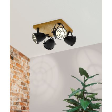 Eglo 49079 - Спот осветително тяло GATEBECK 4xE14/40W/230V