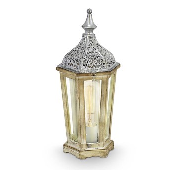 Eglo 49277 - Настолна лампа KINGHORN 1xE27/60W/230V