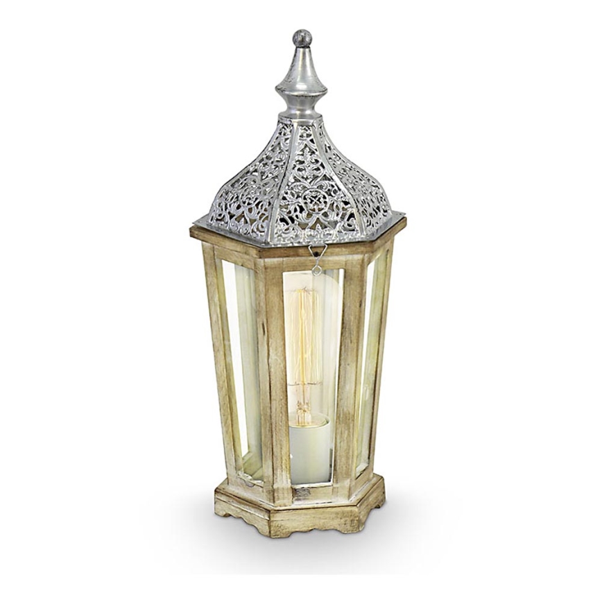 Eglo 49277 - Настолна лампа KINGHORN 1xE27/60W/230V