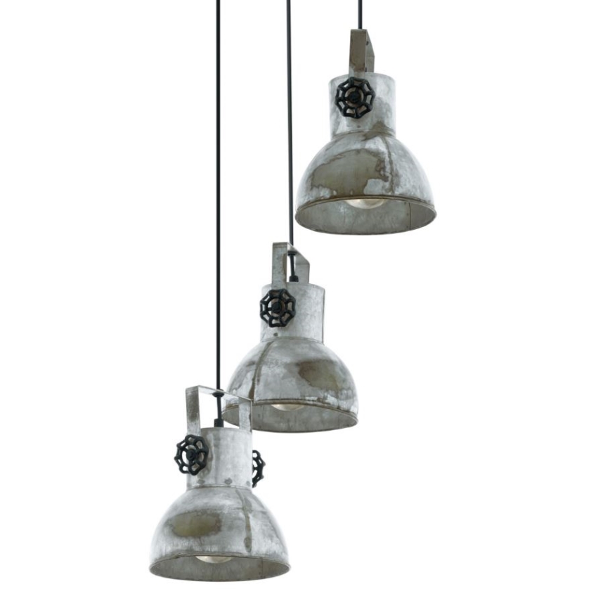 Eglo - Полилей на верижка 3xE27/40W/230V