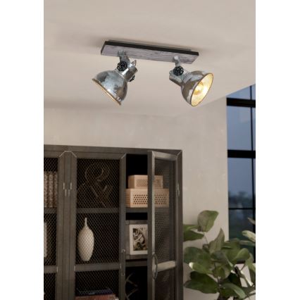 Eglo - Точково осветително тяло 2xE27/40W/230V