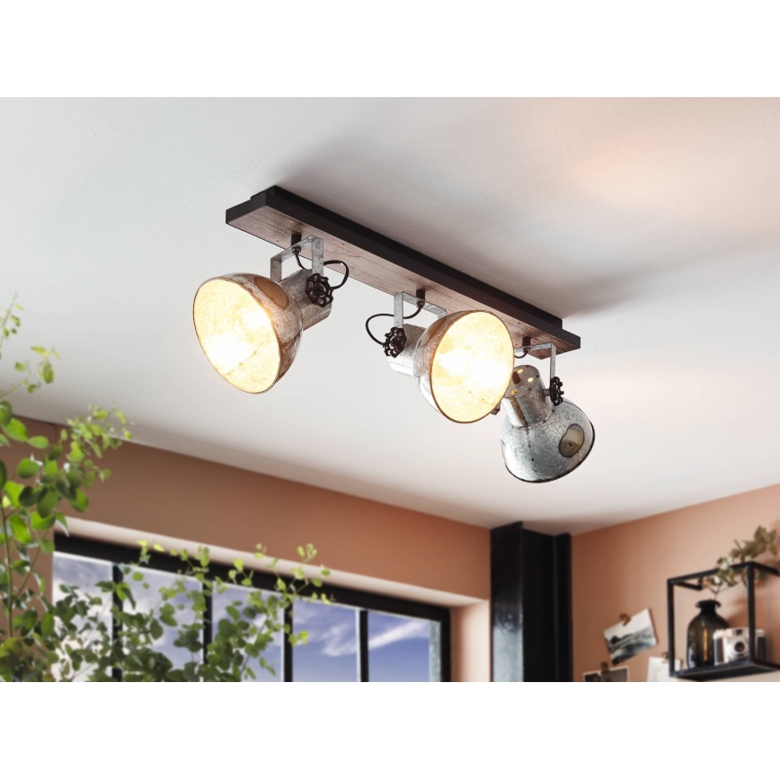 Eglo - Точково осветително тяло 3xE27/40W/230V