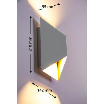 Eglo 54603 - LED Екстериорна Стенна лампа PREDAZZO 2xLED/2,5W/230V IP44