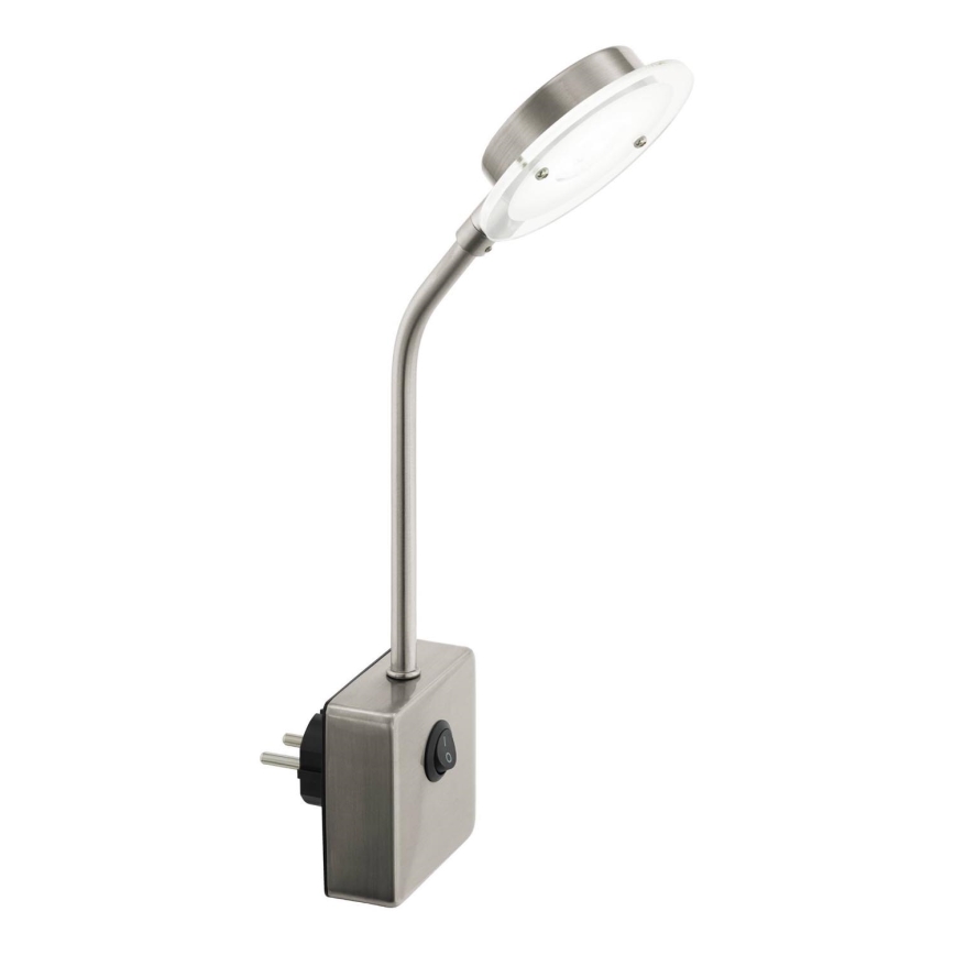 Eglo 54649 - LED Лампа за контакт LED/4,5W/230V 3000K матов хром