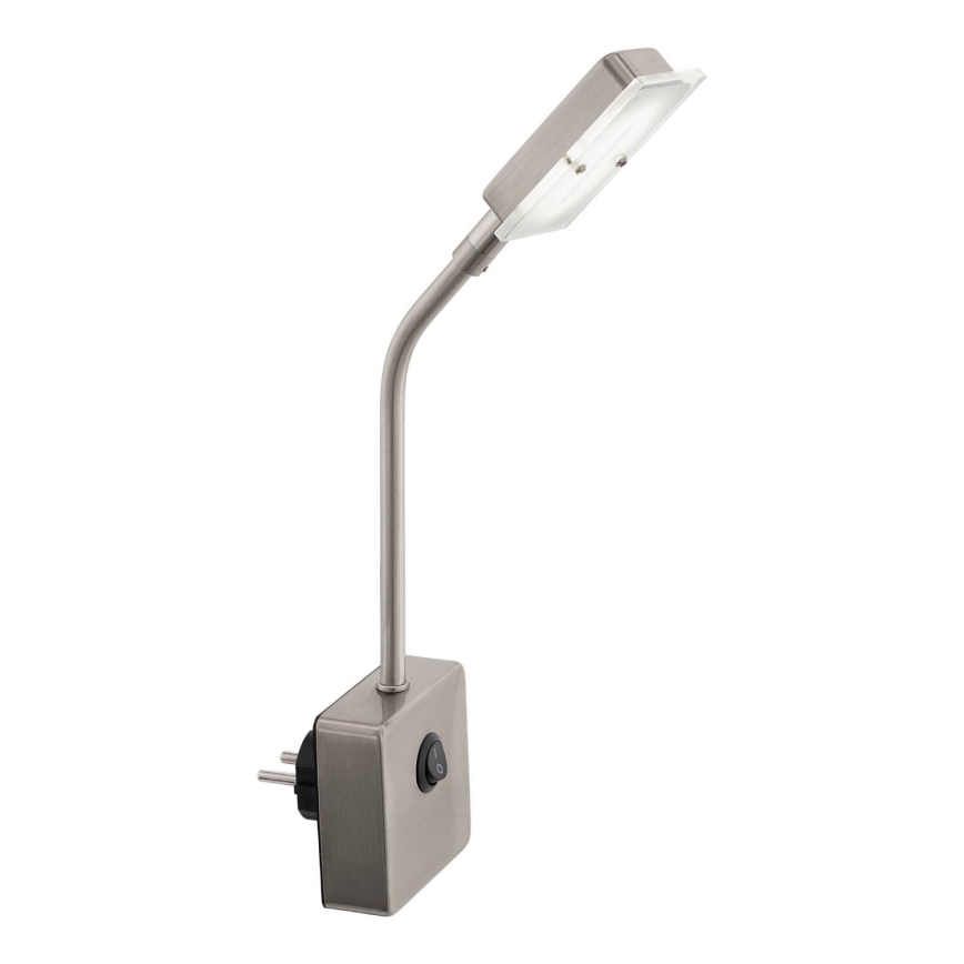 Eglo 54651 - LED Лампа за контакт LED/4,5W/230V 3000K матов хром