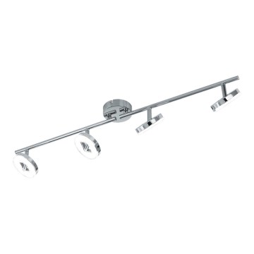 Eglo 54676 - LED точково осветително тяло 4xLED/6W/230V матов хром