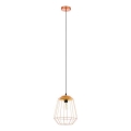 Eglo 54679 - LED полилей на кабел NATUR 1xE27/4W/230V меден
