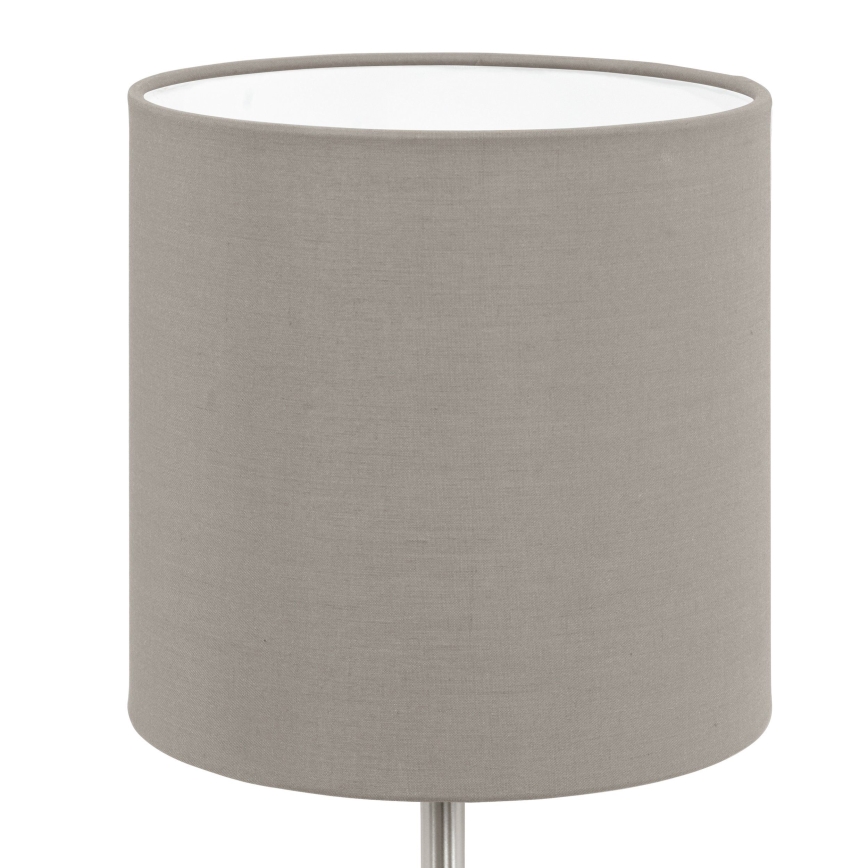 Eglo 54745 - Настолна лампа ANADIA 1xE14/40W/230V taupe/матов хром