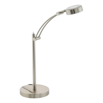 Eglo 54873 - LED Настолна лампа LED/6W/230V 3000K матов хром