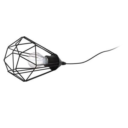 Eglo 54889 - LED Настолна лампа 1xE27/4W/230V 3000K черен