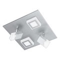 Eglo 54985 - LED точково осветително тяло LED/19,6W/230V 27x27 cm матов хром