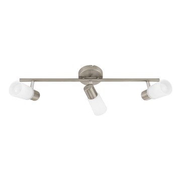 Eglo 55023 - LED точково осветително тяло 3xE14/4W/230V матов хром