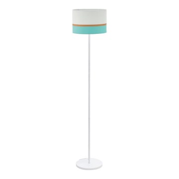 Eglo 55083 - LED Лампион 1xE27/10W/230V 3000K бял/тюркоаз
