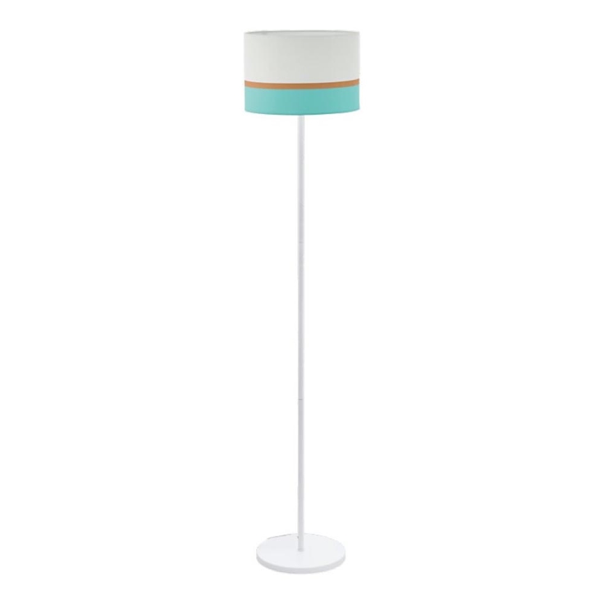 Eglo 55083 - LED Лампион 1xE27/10W/230V 3000K бял/тюркоаз
