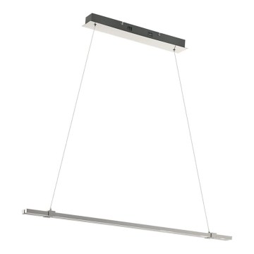 Eglo 55097 - димируем LED полилей с кабелно окачване 2xLED/9W/230V матов хром