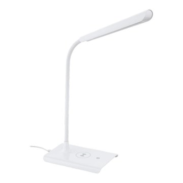 Eglo 55123 - LED димируема настолна лампа с безжично зареждане LED/5,5W/230V бяла