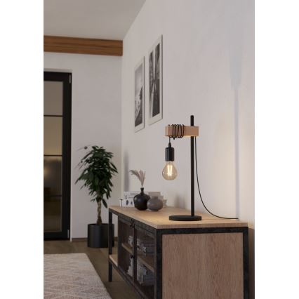 Eglo 55249 - Настолна лампа TOWNSHEND 1xE27/10W/230V