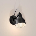Eglo 55261 - Стенна лампа PRIDDY 1xE27/40W/230V черна