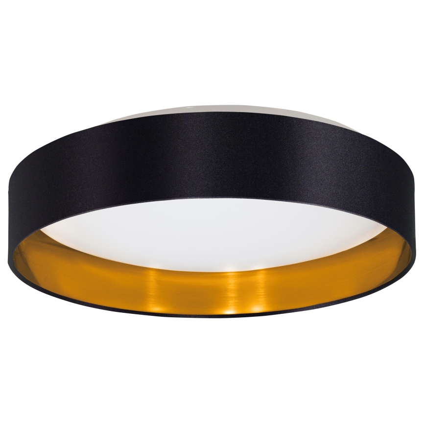 Eglo 55267 - LED таванно осветително тяло MASERLO LED/16W/230V 3000K диам. 40,5 см черно/медно