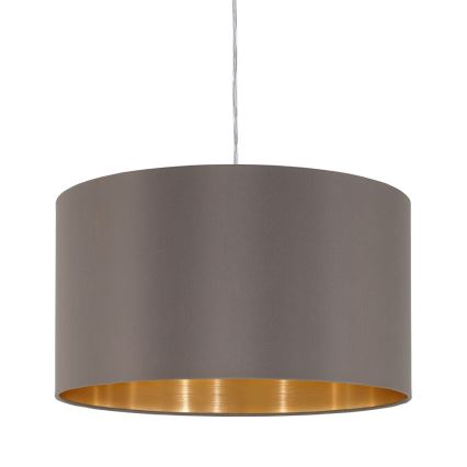 Eglo 55269 - Пендел MASERLO 1xE27/60W/230V кафяв
