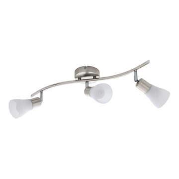 Eglo 55426 - LED точково осветително тяло 3xE14/4W/230V матов хром