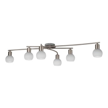 Eglo 55449 - LED точково осветително тяло 6xE14/4W/230V матов хром