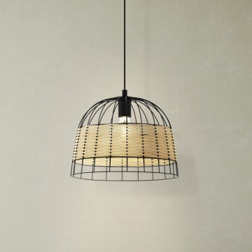 Eglo 55709 - Пендел ANWICK 1xE27/40W/230V ратан
