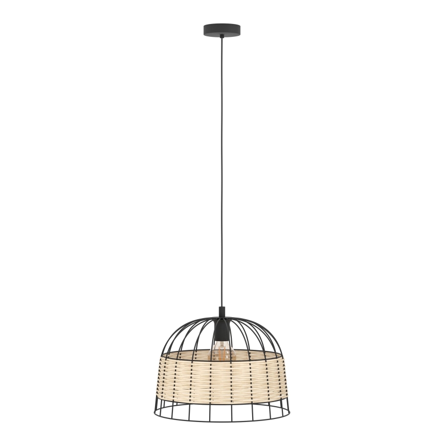 Eglo 55709 - Пендел ANWICK 1xE27/40W/230V ратан