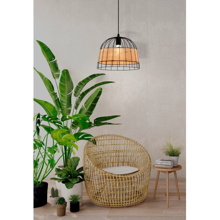 Eglo 55709 - Пендел ANWICK 1xE27/40W/230V ратан
