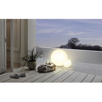 Eglo 55786 - LED RGBW Екстериорна лампа MONTEROLO-C 1xE27/9W/230V 2700-6500K IP65 Ø 30 см + дистанционно управление