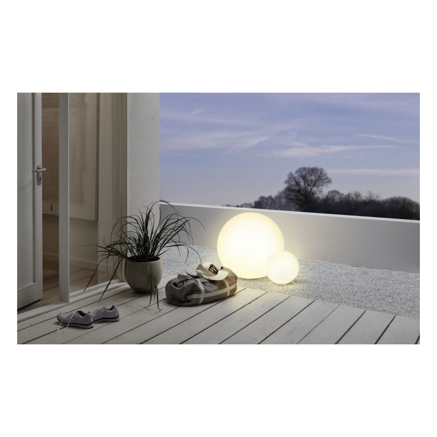 Eglo 55786 - LED RGBW Екстериорна лампа MONTEROLO-C 1xE27/9W/230V 2700-6500K IP65 Ø 30 см + дистанционно управление