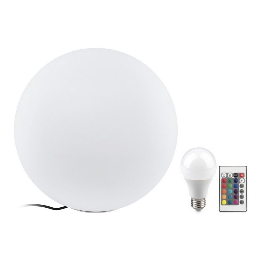 Eglo 55788 - LED RGBW Екстериорна лампа MONTEROLO-C 1xE27/9W/230V 2700-6500K IP65 Ø 50 см + дистанционно управление