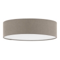 Eglo 55873 - LED таванно осветително тяло 1xE27/11W/230V Ø 38 см таупе