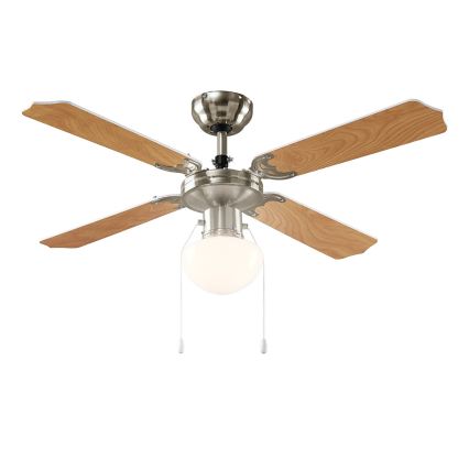Eglo 56035 - LED таванен вентилатор 1xE27/4,9W/230V 3000K Ø 106,6 см