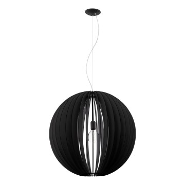 Eglo 63254 - Пендел COSSANO PRO 1xE27/60W/230V Ø 70 см черен