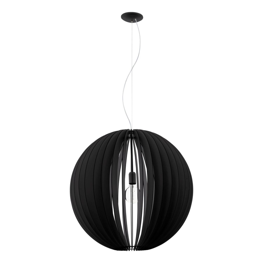 Eglo 63254 - Пендел COSSANO PRO 1xE27/60W/230V Ø 70 см черен