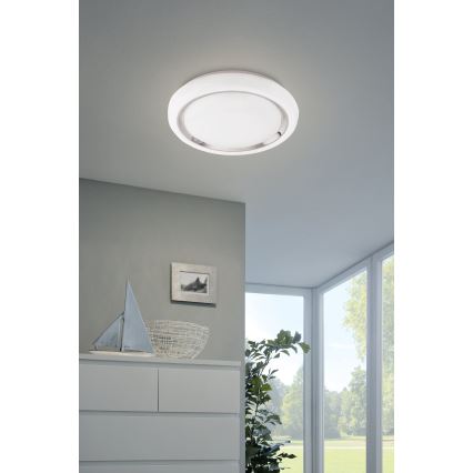 Eglo 64529 - LED RGBW Димируем плафон CAPASSO-C LED/17W/230V бял