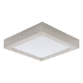 Eglo 64721 -LED Плафониера FUEVA PRO LED/19W/230V 4000K 22,5x22,5 см матов хром