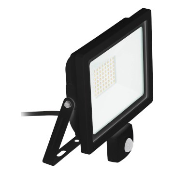 Eglo 64869 - LED Прожектор със сензор FILETTI LED/10W/230V 3000K IP44 черен