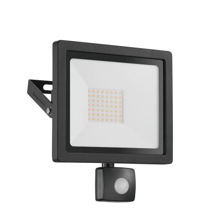 Eglo 64869 - LED Прожектор със сензор FILETTI LED/10W/230V 3000K IP44 черен