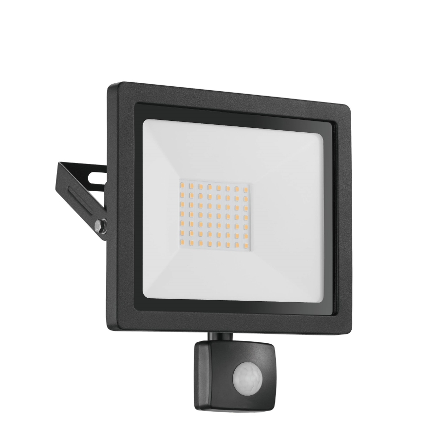 Eglo 64869 - LED Прожектор със сензор FILETTI LED/10W/230V 3000K IP44 черен